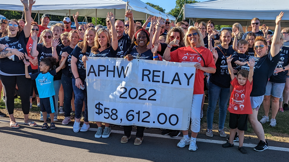 Team APHW raises over $58,000 for Relay for Life in 2022